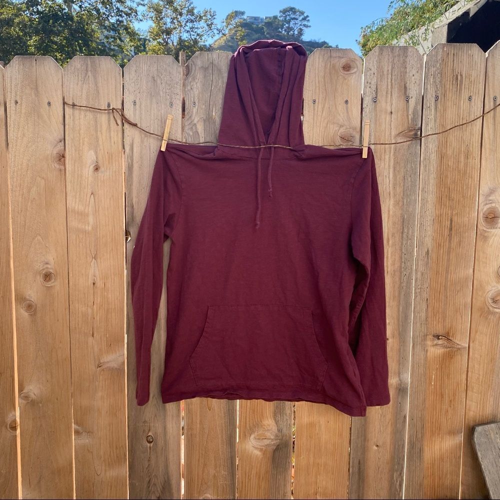 Goodthreads long sleeve lightweight hoodie size large
